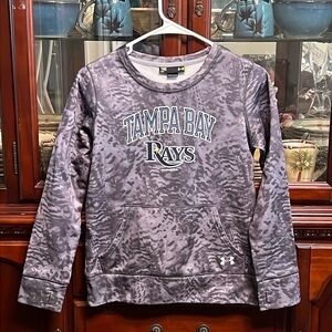 Youth size medium Tampa Bay rays under armour sweatshirt